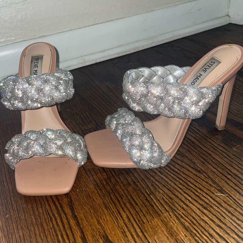 Steve Madden Kenley Heel in Rhinestone